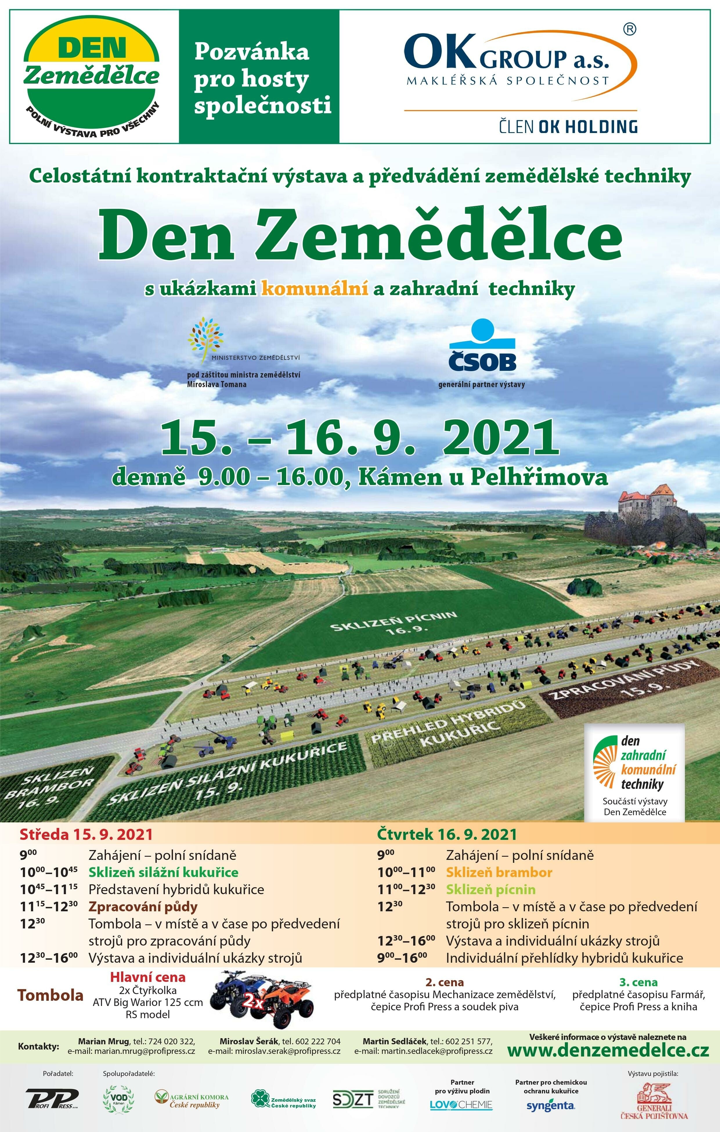 Pozvánka na Den Zemědělce 2023 – OK GROUP